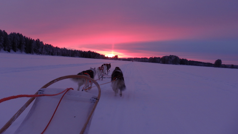 Winterzeit Finnland TAKE OFF